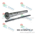 Parallel Twin Screw Barrel For Double Screw Extruder Machines 